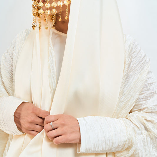 Celestial Pearl - Crinkle Silk Collection
